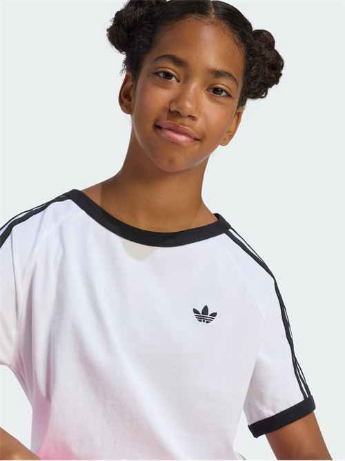 3 STRIPE TEE        WHITE/BLACK ADIDAS ORIGINALS | KE0920/ND
